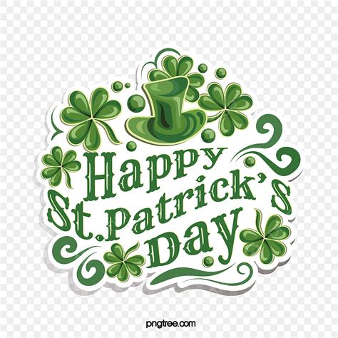 St Patrick Hat Vector Art Png Shamrock St Patricks Day Green Hat Logo