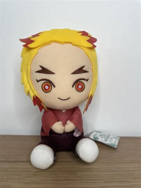 Demon Slayer Kimetsu No Yaiba Rengoku Kyoju Anime Soft Plush Toy Stuff