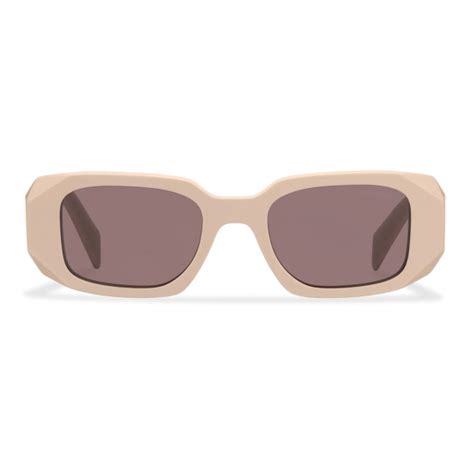 Prada Prada Symbole Geometric Sunglasses Powder Beige Prada Collection Sunglasses