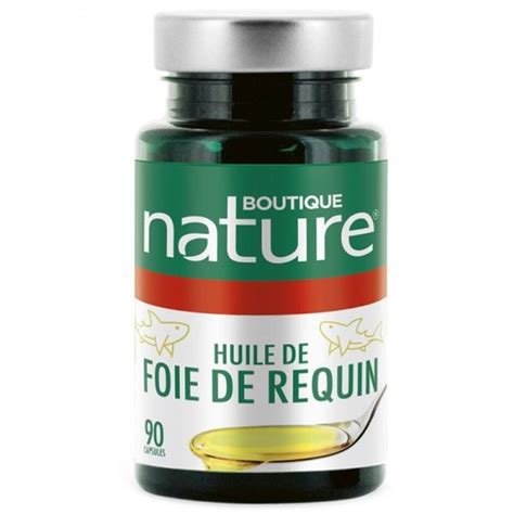 Huile De Foie De Requin 90 Capsules Boutique Nature