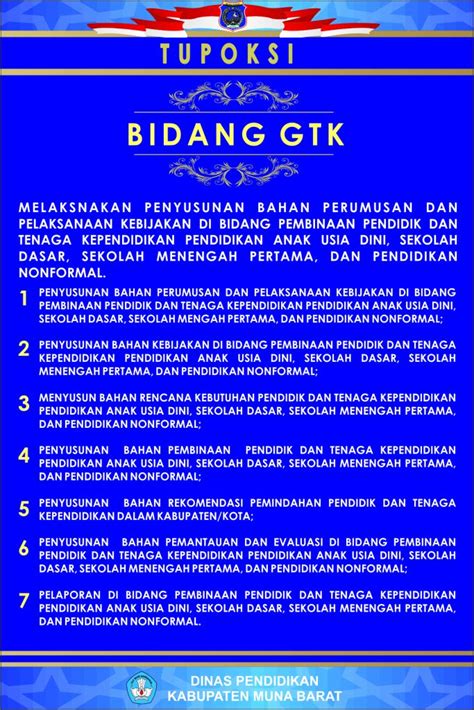 Bidang GTK DIKBUD MUNA BARAT