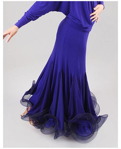 National Dance Modern Skirt Square Dance Ballroom Dress Big Swing Skirt