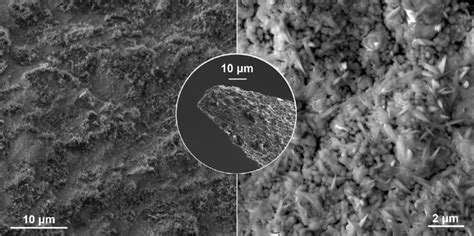 Scanning Electron Micro Graphs For An Electrochemical Membrane Etched