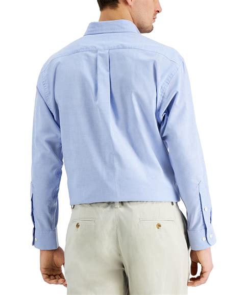 Club Room Mens Regular Fit Pinpoint Dress Shirt Created For Macys