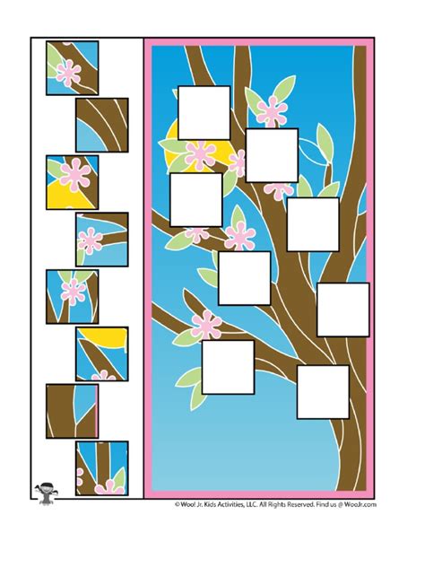 Free Printable Spring Puzzle Activity Page Woo Jr Kids Activities