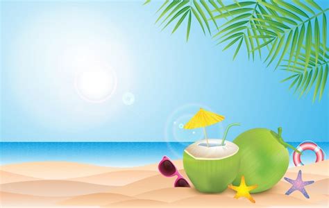 Diseño de vector tropical de verano para pancarta o póster con hojas de