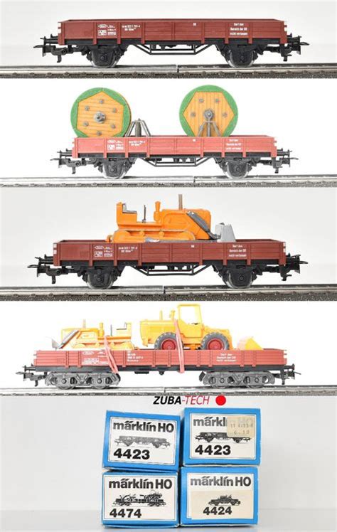 Märklin 4x Niederbordwagen der DB H0 WS mit OVP Kaufen auf Ricardo