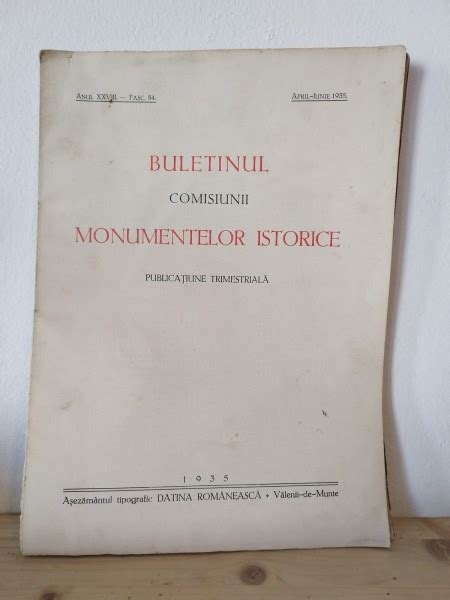 Buletinul Comisiunii Monumentelor Istorice