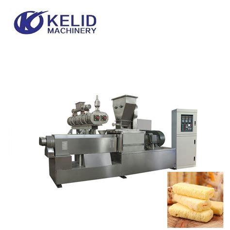 Kg H Corn Filling Puff Snack Food Extruder Machine China Snacks