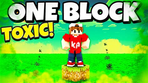 One Block Toxic By Ka Studios Minecraft Marketplace Map Minecraft