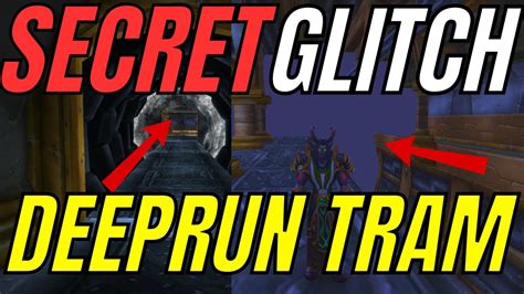 World Of Warcraft SECRET Glitch Deeprun Tram YouTube