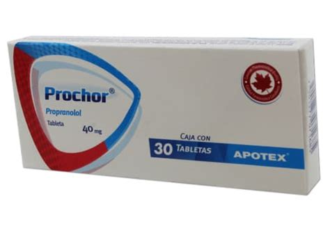 Prochor Propranolol 40 Mg 30 Tabletas Fastfarma