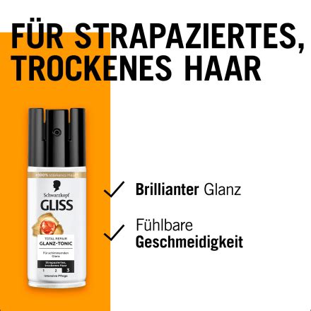 Schwarzkopf Gliss Haar Tonic Total Repair Glanz Ml Dauerhaft