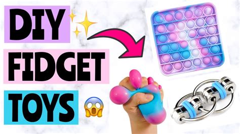 Diy Fidgets Fidget Clay Stress Ball Key Rings How To Make Fidget