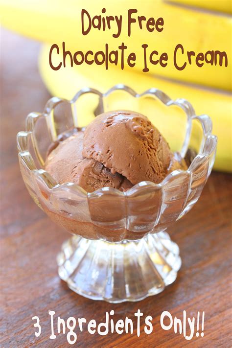 Dairy free 3 ingredients chocolate ice cream | Buona Pappa