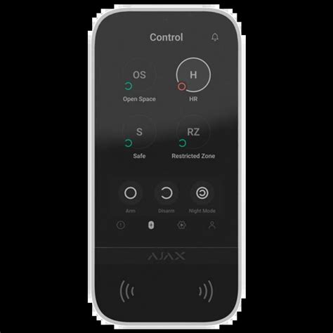 Ajax Keypad Touchscreen Eu White