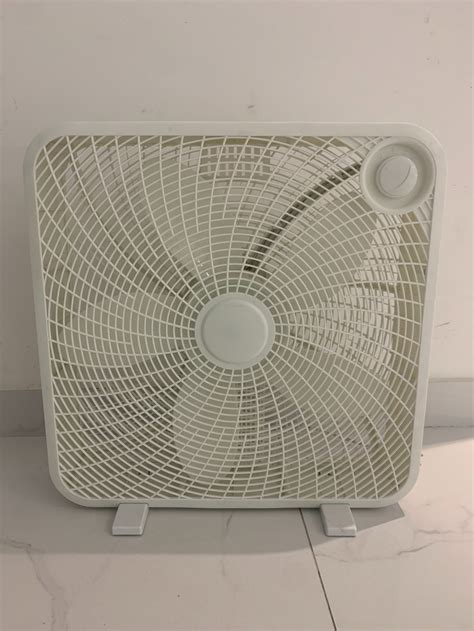 20inch Full White Box Fan Floor Fan USA Box Fan Square Fan Electric Fan ...