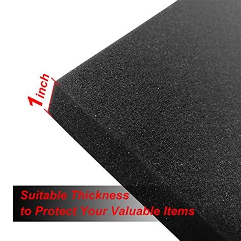 Snapklik Black Packing Foam Sheets Pcs Cuttable Polyurethane