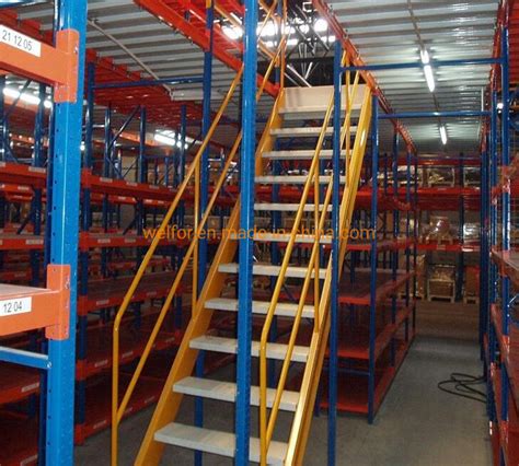 Industrial Heavy Duty Multi Layer Mezzanine Racking Metal Mezzanine