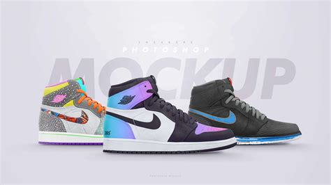 Free Nike Jordans Template PSD - Perfect for Sneaker Designers and ...