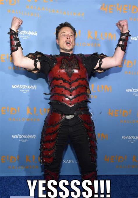 Elon Musk Halloween Costume with Text Memes - Piñata Farms - The best ...