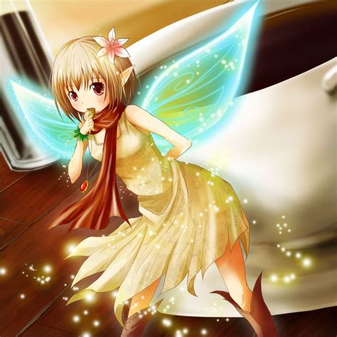 Anime Girl Fairy Wings