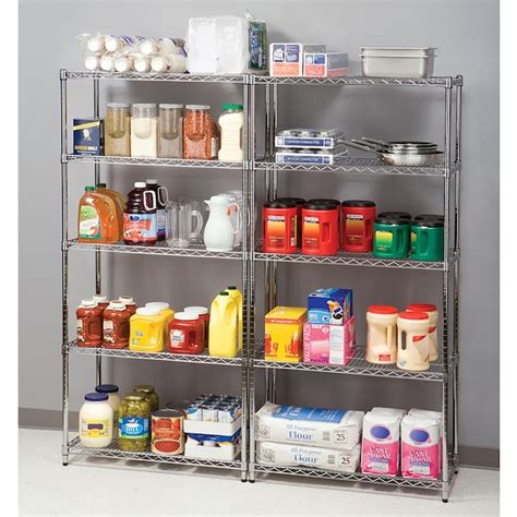 Seville Classics Steel Heavy Duty 5 Tier Utility Shelving Unit 36 In W X 18 In D X 72 In H