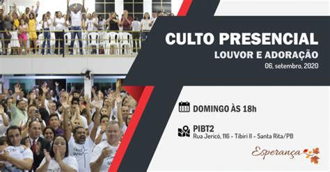 Culto Presencial de Louvor e Adoração 06 09 2020 em Santa Rita 2023