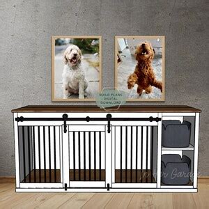 Dog Crate Furniture Plans Dog Kennel Furniture Plans Dog Crate Kennel ...