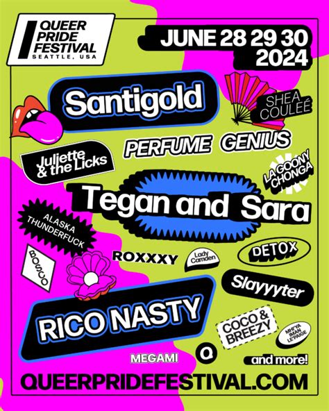 Queer Bar Announces Pride 2024 Line Up Tegan And Sara Perfume Genius