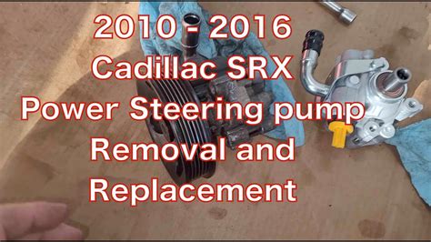 Cadillac Power Steering Pump Remove And Replace Youtube