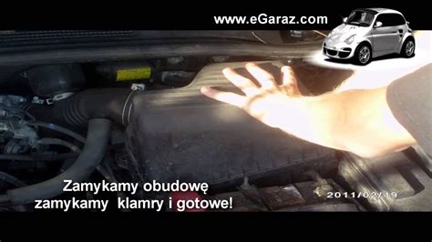 Jak Wymienic Filtr Powietrza Toyota Opel Ford VW BMW Audi Re YouTube