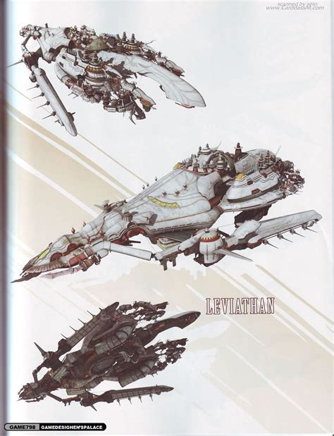 Final Fantasy Xii Concept Art Sci Fi Aircraft Quick Conceptual Art