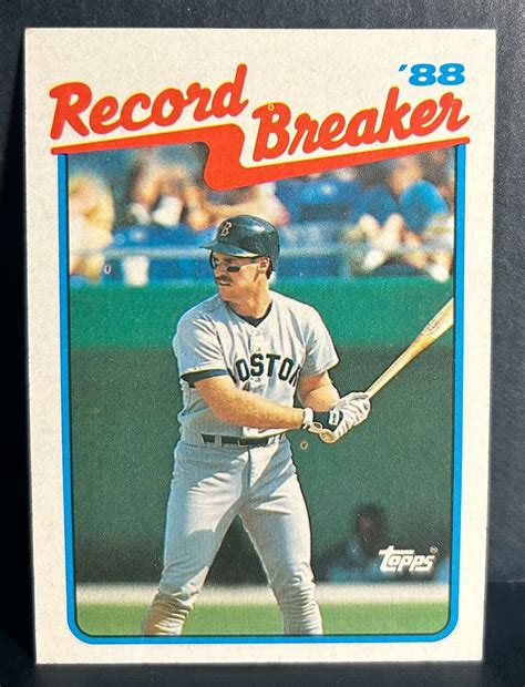 1989 Topps Record Breaker 2 Wade Boggs For Sale Online EBay