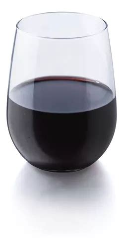 Vaso Vino Stemless Copa Sin Pie 503 Ml X 12 Unidades Color