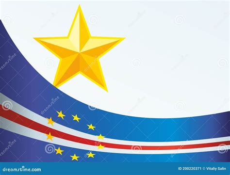 佛得角共和国国旗 向量例证 插画 包括有 红色 照亮 海洋 信号旗 海角 文件 数据条 标签 200220371