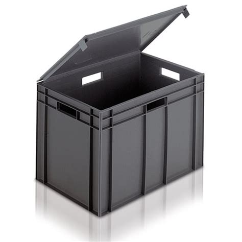 Euro Stacking With Lids ES0C8505AA Plastic Crate