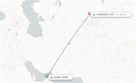 Direct Non Stop Flights From Dubai To Shymkent Schedules