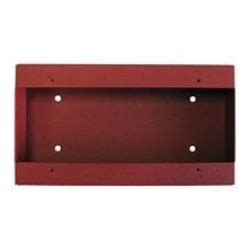 Notifier Surface Mount Box Backbox Red Metal