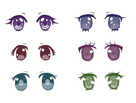 Chibi Eyes Reference by nilachu on DeviantArt