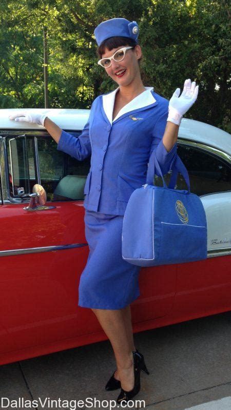 Vintage Flight Attendant Uniforms