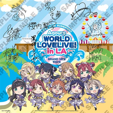 Love Live Sunshine Aqours World Lovelive In La Brand New Wave Day 1