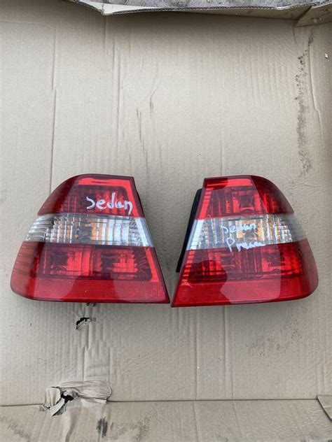 Lampy Tyl Tylne Lewa Prawa Lampa Bmw E46 Sedan Biale Mpakiet Lift