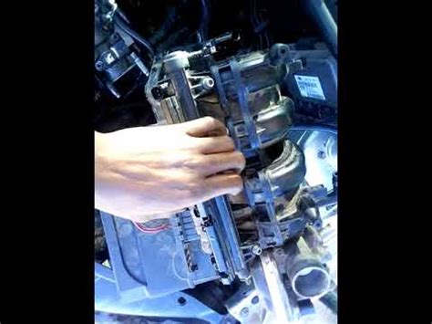 The Location Of Crankshaft Position Sensor Vw Polo Bby Engine Youtube