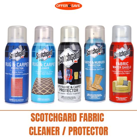 3m Scotchgard Fabric Cleaner Protector Shopee Singapore