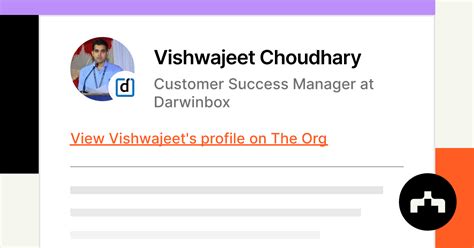 Vishwajeet Choudhary - Customer Success Manager at Darwinbox | The Org