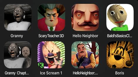 Granny Scary Teacher D Hello Neighbor Baldi S Basics Classic Granny