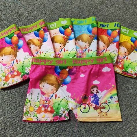 cute kids underwear cartoon printed design panty boyleg style