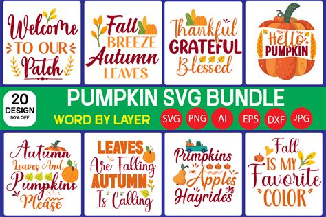 Pumpkin SVG Bundle Bundle · Creative Fabrica