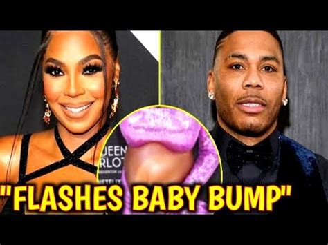 Ashanti Flashes Her Massive Baby Bump As She Party With Her Boyfriend